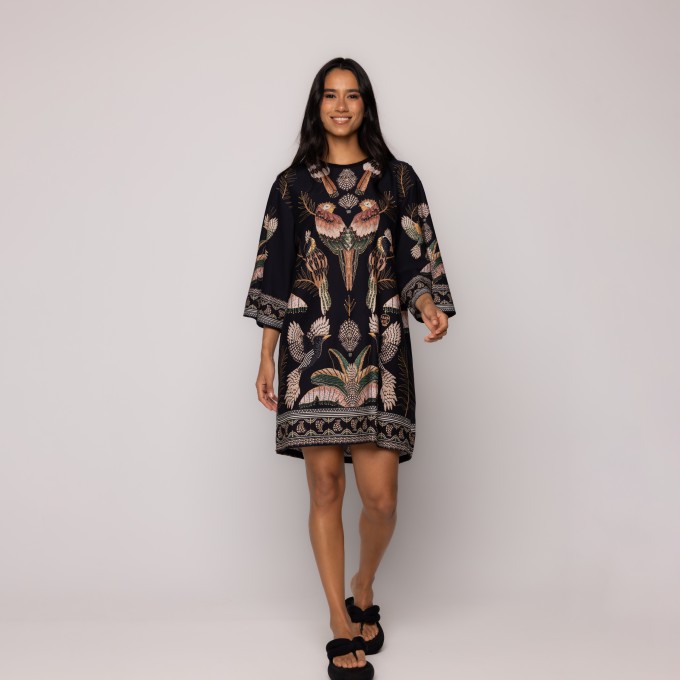 Vestido Tshirt Big Recanto dos Pássaros