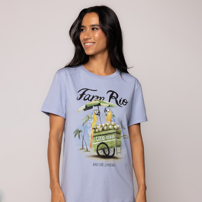 Tshirt Fit Carrinho de Coco