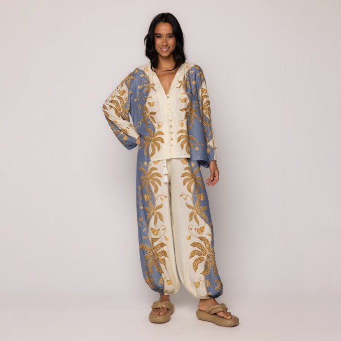 Calça Pantalona Ourinho Tropical