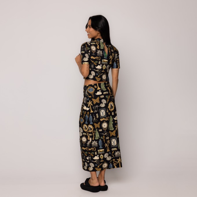 Saia Midi Reta Bibelo