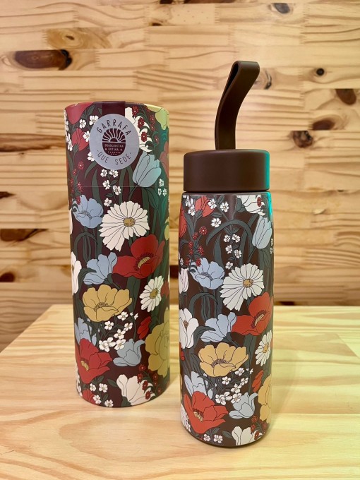 Garrafa Farm Que Sede 500ml Floral Bucolico