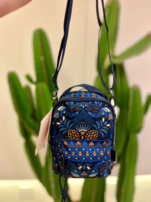 Mini Mochila Farm Borogodó Lenço Magia Tropical