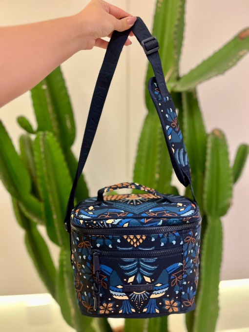 Mini Cooler Farm Farofa Lenço Magia Tropical