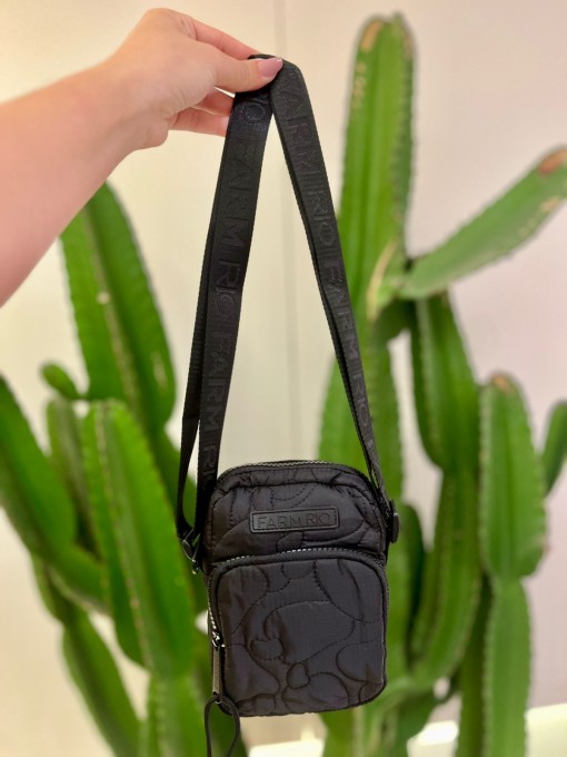 Bolsa Farm da Gema Puffer Preto