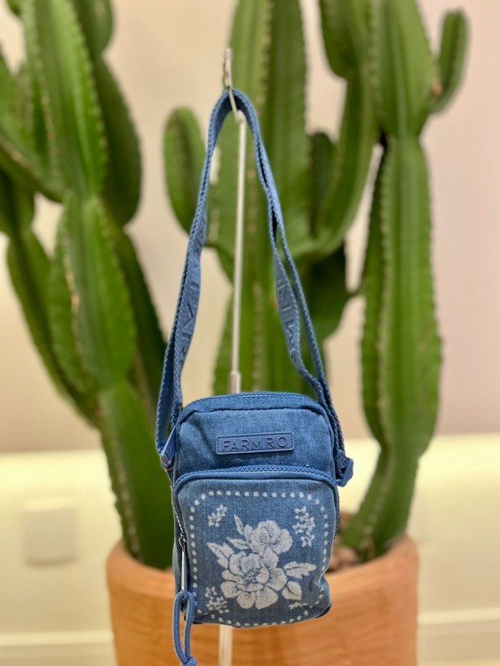Bolsa Farm da Gema Jeans Lenço Tropical