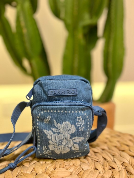 Bolsa Farm da Gema Jeans Lenço Tropical