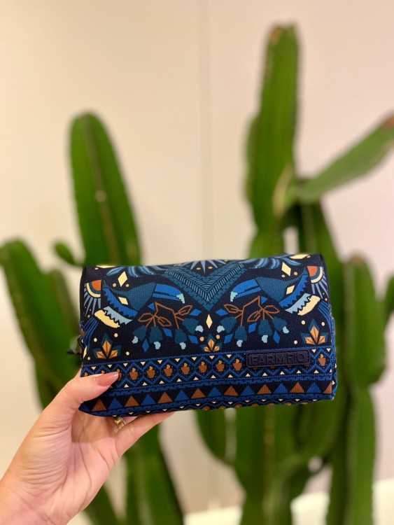 Maxi Necessaire fFarm Ora Bolas P Lenço Magia Tropical