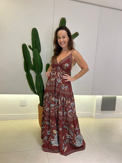 Vestido Longo Retropico