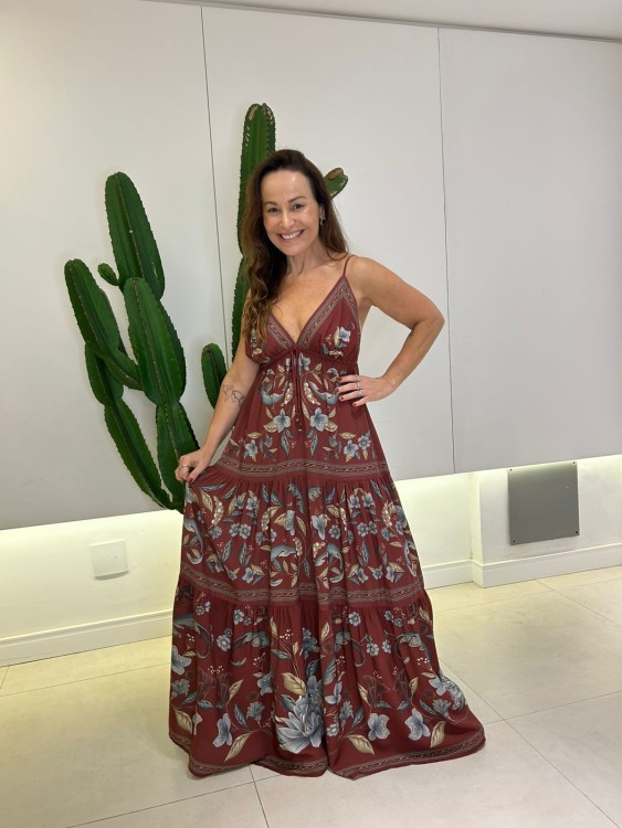 Vestido Longo Retropico