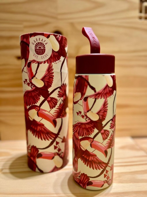 Garrafa Farm Que Sede 500ml Tucano Cúpido