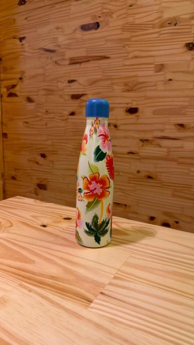 Garrafa Farm Glub Glub Floral Havaiano 500ml