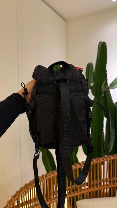 Bolsa Farm Pipoquinha Puffer Caju Preto