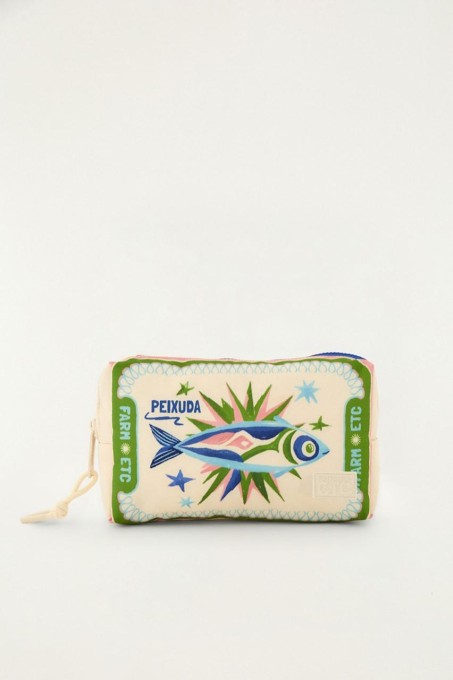 Maxi Necessaire Farm Ora Bolas Rótulos Sardinhas G