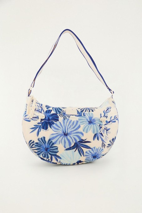 Bolsa Farm Banana G Hibisco do Mar Azul