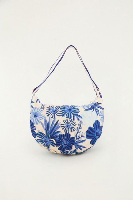 Bolsa Farm Banana G Hibisco do Mar Azul