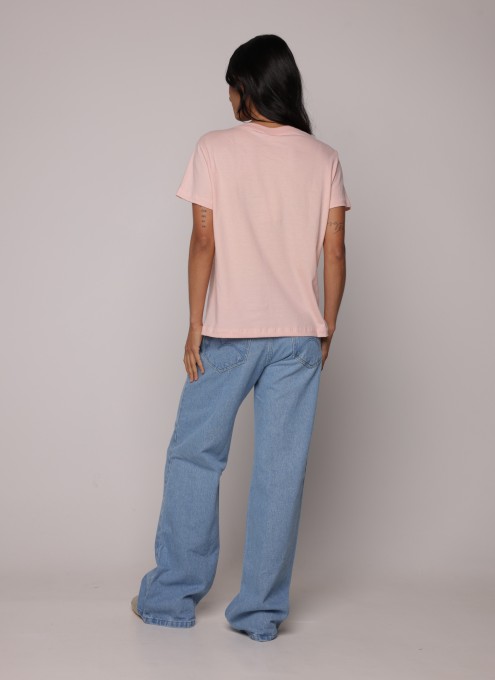 Tshirt Fit SInuca de Bar Rosa Chintz