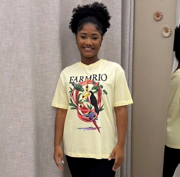 Tshirt Media Mangueira Amarelo Jasmin