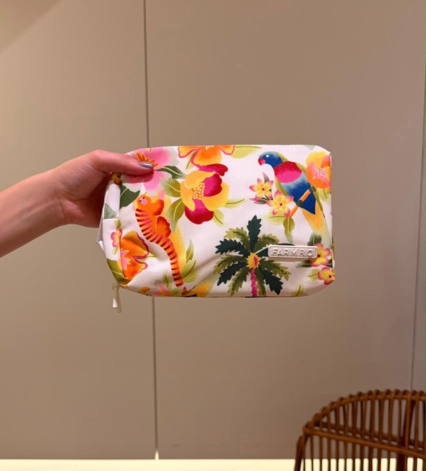 Maxi Necessaire Farm Ora Bolas M Floral Havaiano Off