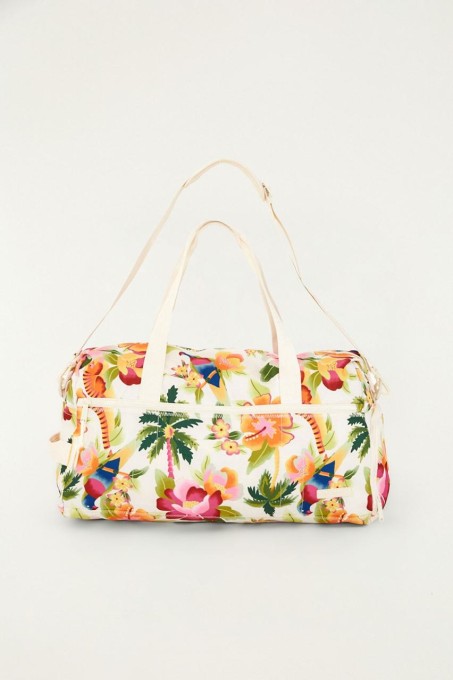 Bolsa Farm Findi Borogodó Floral Havaiano Off