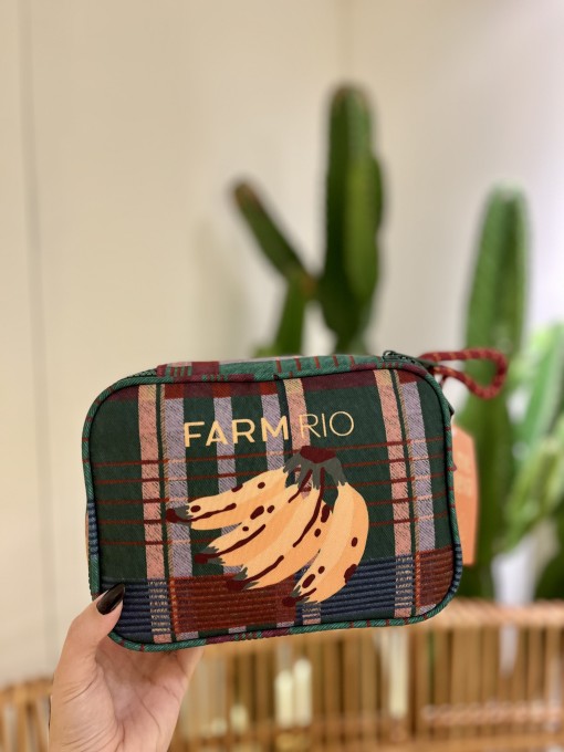 Necessaire Farm Xerô Sofia Xadrez