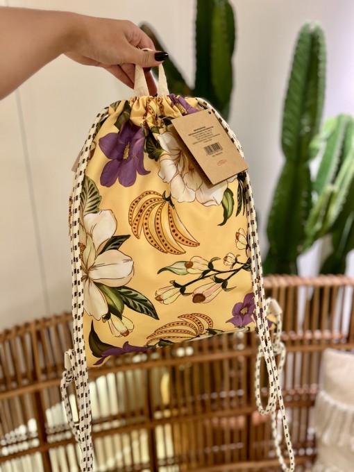 Bolsa Farm Praiana Passaro em Flor