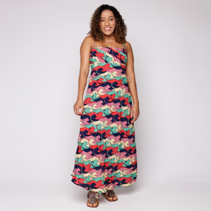Vestido Midi Panteras