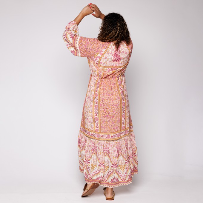Vestido Longo Nó Meu Jardim