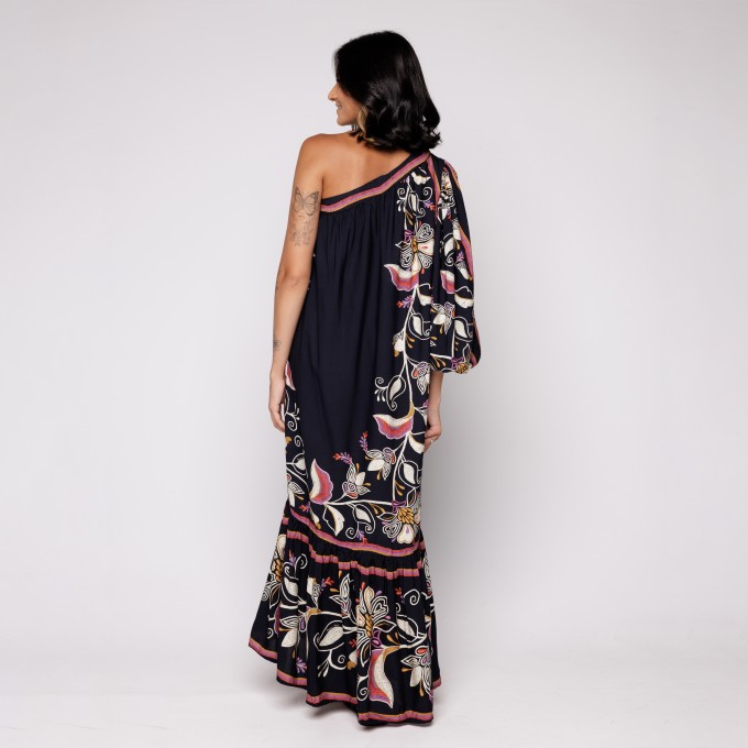 Vestido Ombro Só Lenço Lia