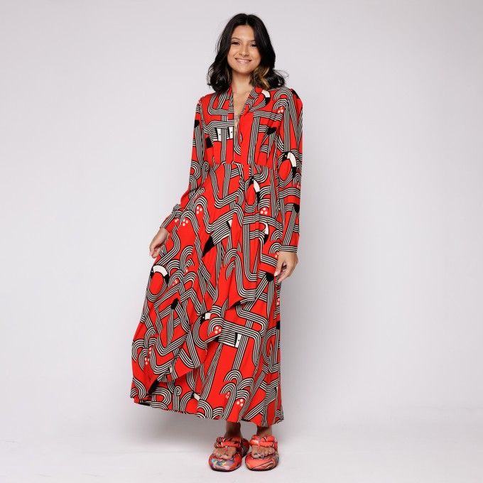 Vestido Longo Logotuca