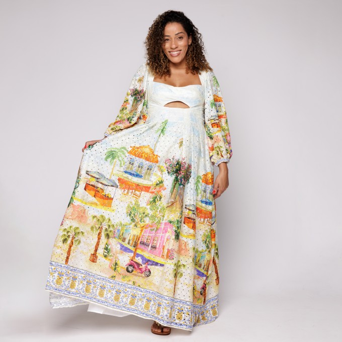 Vestido Cropped Laise Aracati