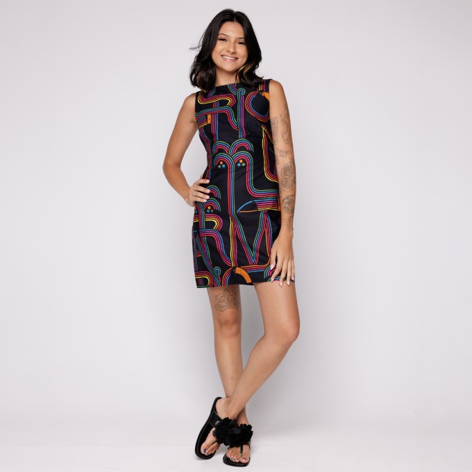 Vestido Curto Logotuca