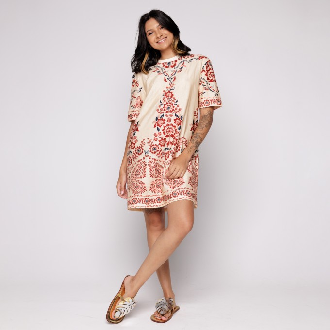Vestido T-shirt Borbolina