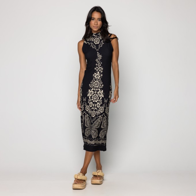 Vestido Midi Borbolina