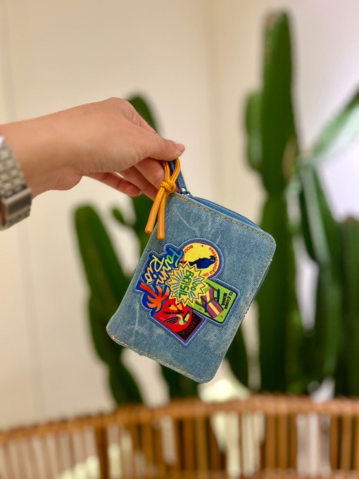 Carteira Ziriguidum Patch Rio Azul