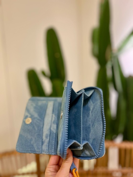 Carteira Ziriguidum Patch Rio Azul