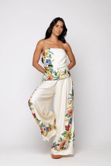 Macacão Sem Alça Tropicalzinho