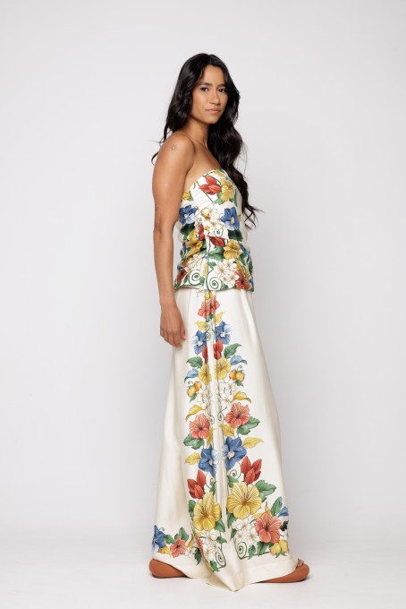 Macacão Sem Alça Tropicalzinho