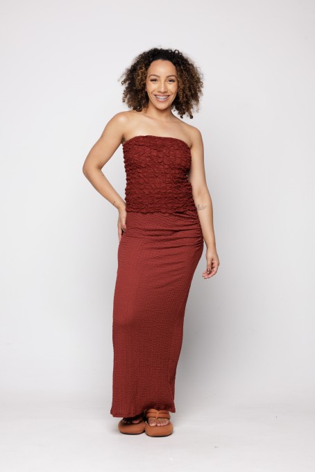 Saia Cropped Textura