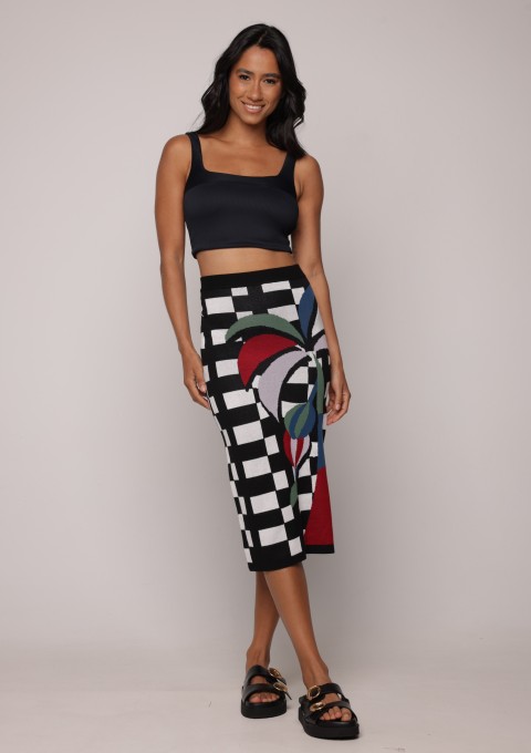 Saia Jacquard Recanto dos coqueiros