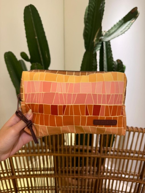 Maxi Necessaire Farm Ora Bolas Listra Mosaico