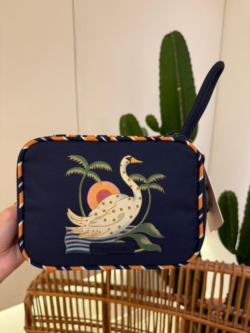 Necessaire Farm Xerô Cisne Tropical Azul