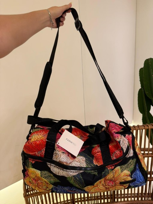 Bolsa Farm Findi Borogodó Floral Paraíso
