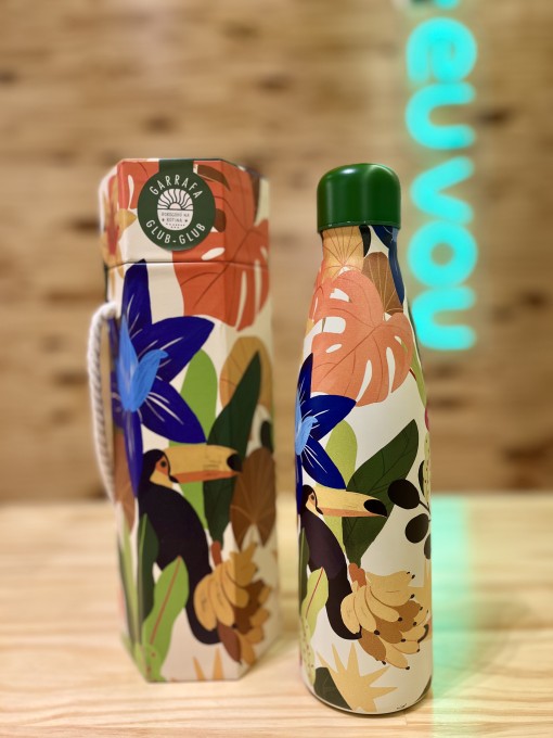 Garrafa Farm Glub Glub 500ml Bossa Tucano