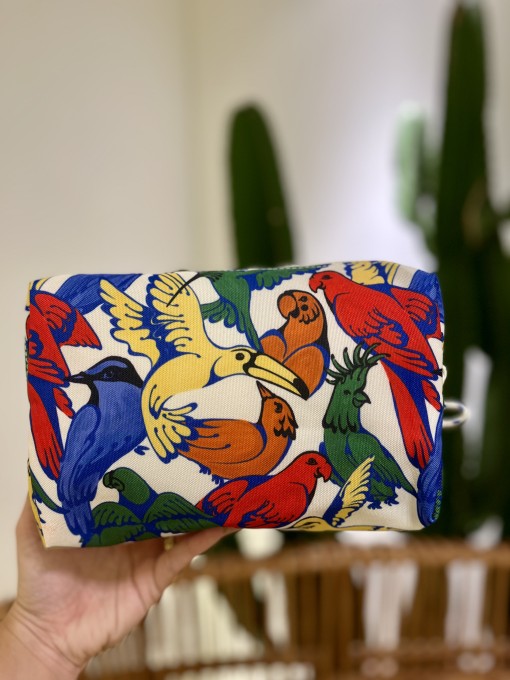 Maxi Necessaire Farm Ora Bolas M Passarejo Multicolorido