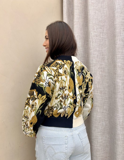 Cardigan Tricot Concha Surreal