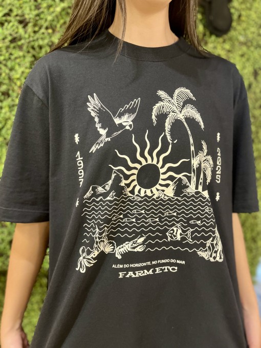 T-shirt Ipanema Silk Preto