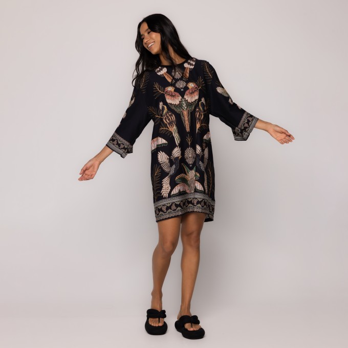 Vestido Tshirt Big Recanto dos Pássaros